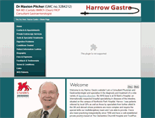Tablet Screenshot of harrowgastro.co.uk